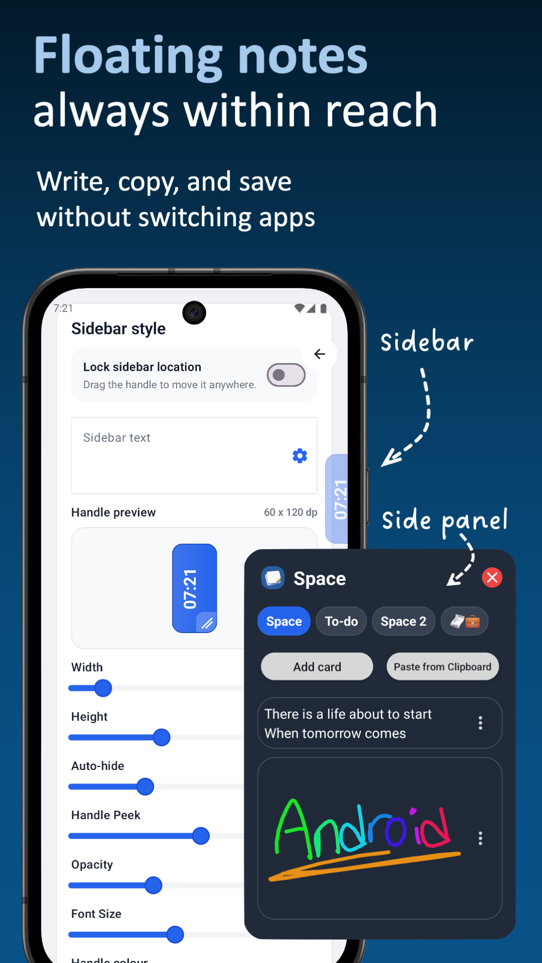 FloatNote phone screenshot 1