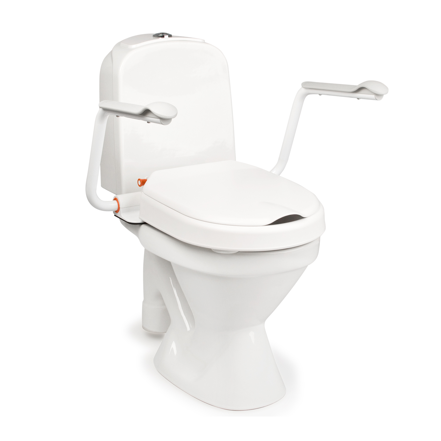 Toilet Seat Raiser with Arms